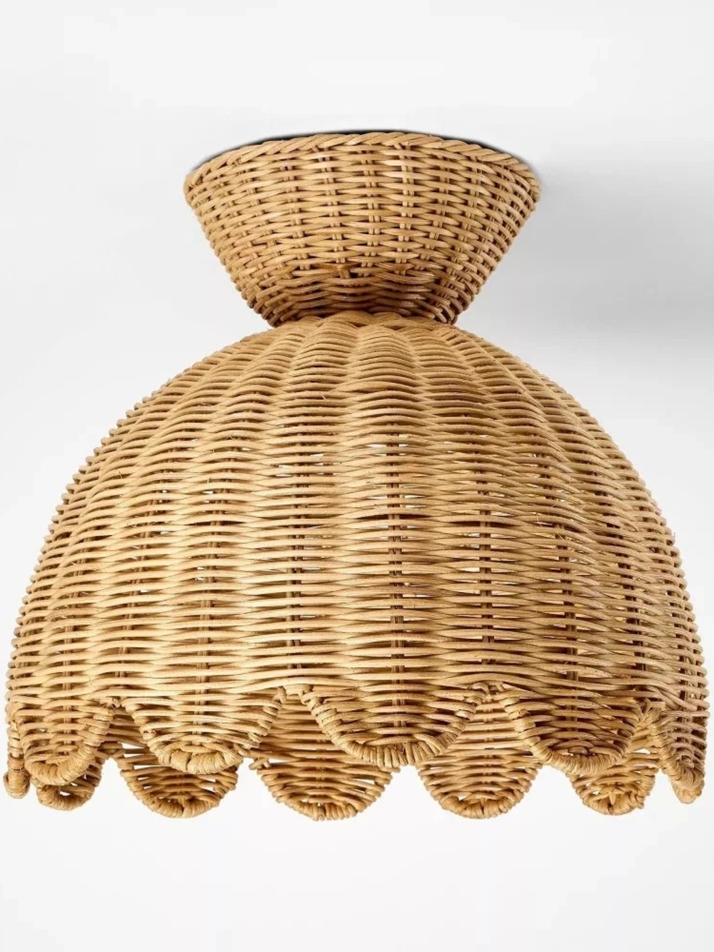 Woven Flush Mount Ceiling Light - Threshold designed with Studio McGee
